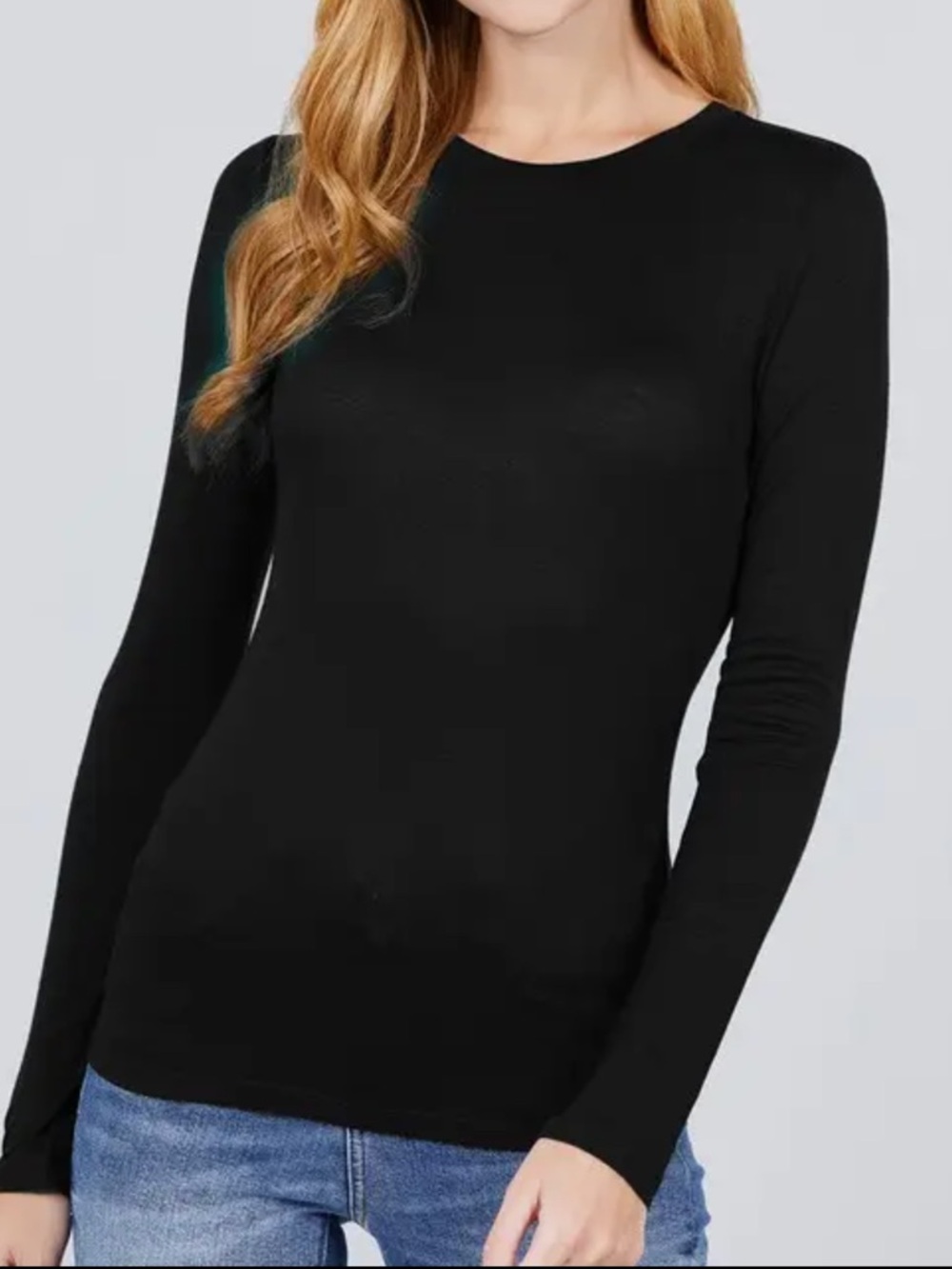 ShopEvelynne Elegant Black Long Sleeve Top